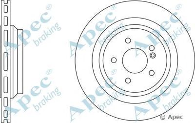 APEC BRAKING dsk2704 -  Тормозной диск